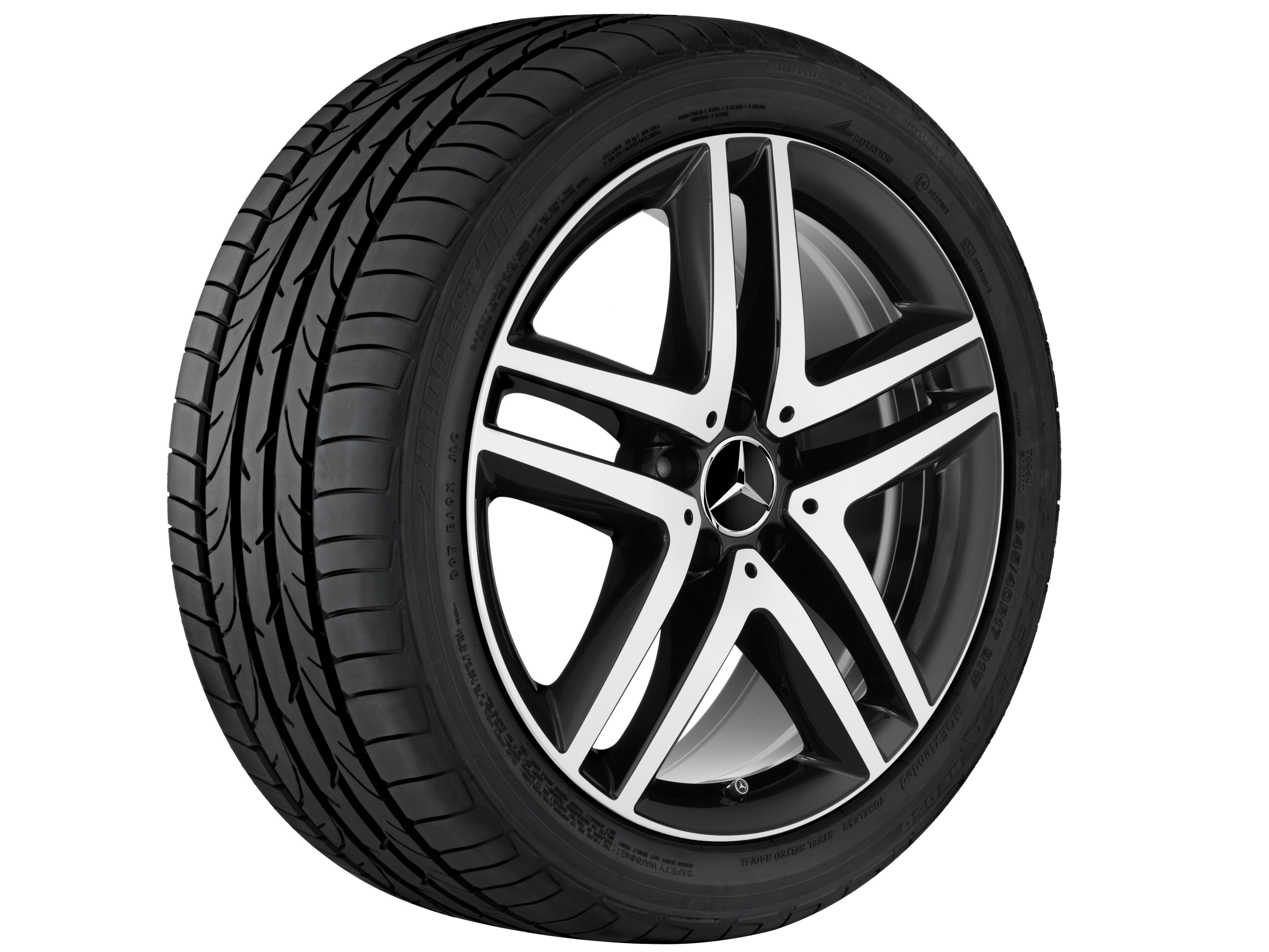 Mercedes-Benz - MB 5-Doppelspeichen-Rad, 48,3 cm (19 Zoll), g MB 5-Doppelspeichen-Rad, 48,3 cm (19 Zoll), g