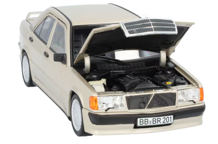 190 E 2.3-16 W 201 (1984-1988) silberfarben, 1:18