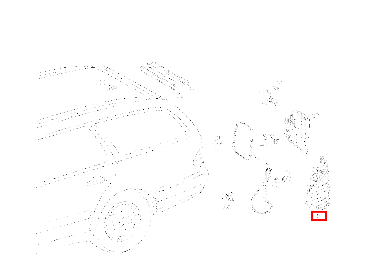 Schlussleuchte KOTFLUEGEL HINTEN LINKS E430 T 4-MATIC 210