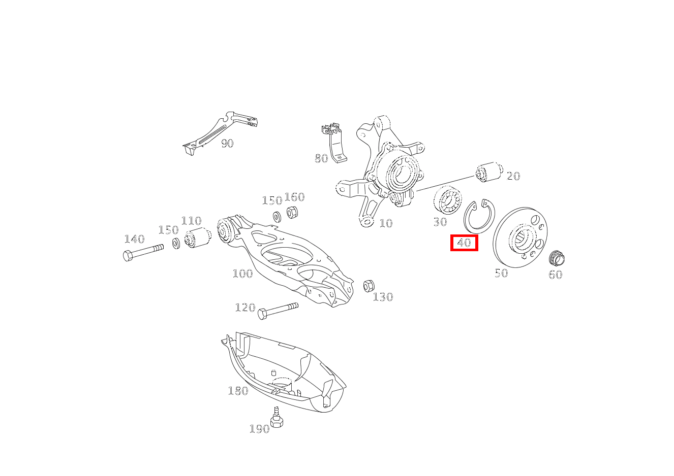 Sicherungsring LINKS UND RECHTS SLK 55 AMG Roadster 171 Sicherungsring LINKS UND RECHTS SLK 55 AMG Roadster 171