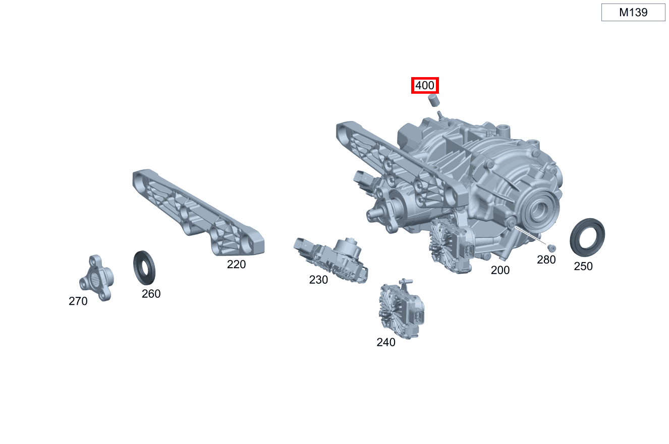 ENTLUEFTER Hinterachsgetriebe Mercedes-AMG A 45 S 4MATIC+ Kompaktlimousine 177 ENTLUEFTER Hinterachsgetriebe Mercedes-AMG A 45 S 4MATIC+ Kompaktlimousine 177
