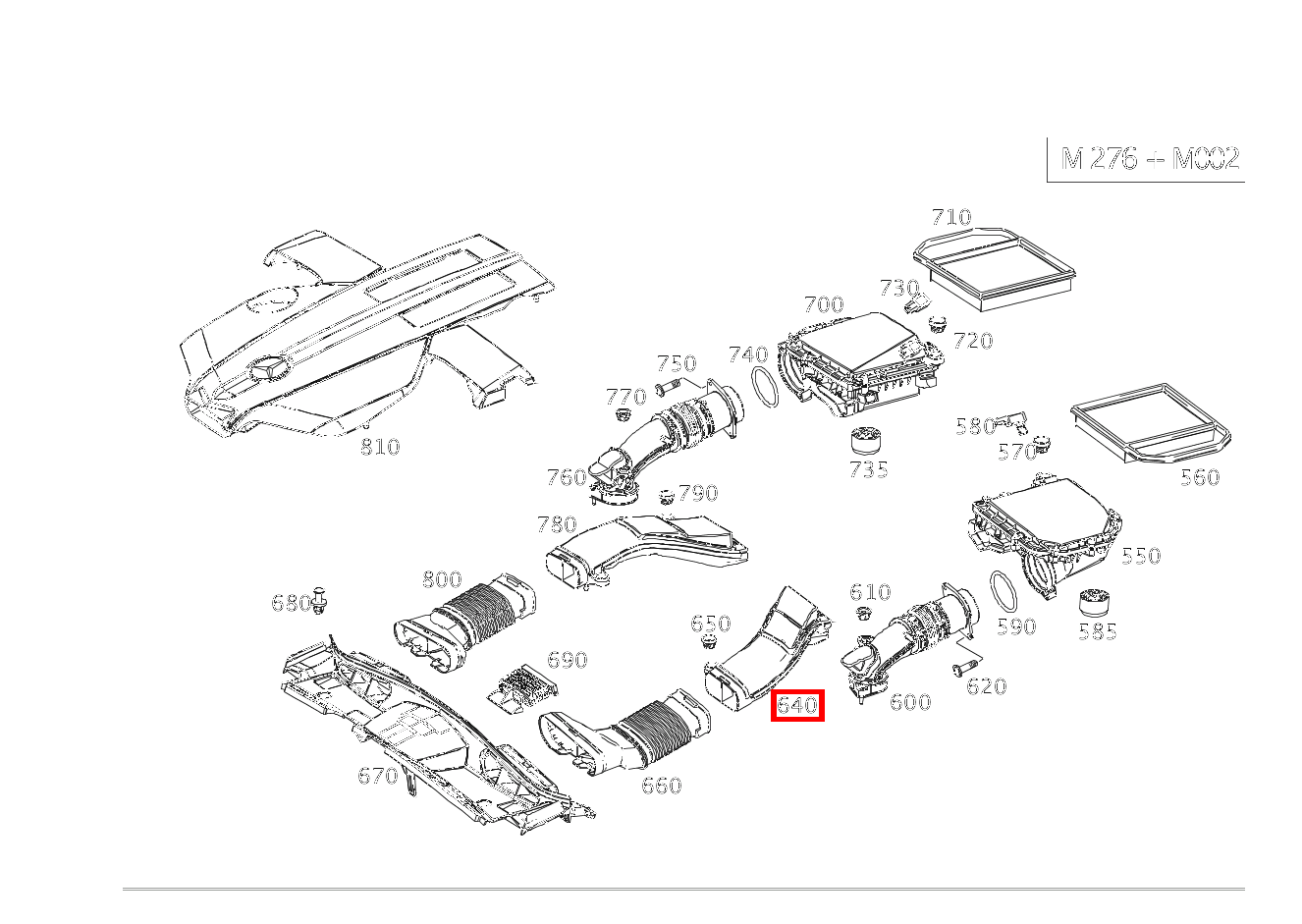 Rohluftleitung Links CLS 450 4MATIC 218 Rohluftleitung Links CLS 450 4MATIC 218