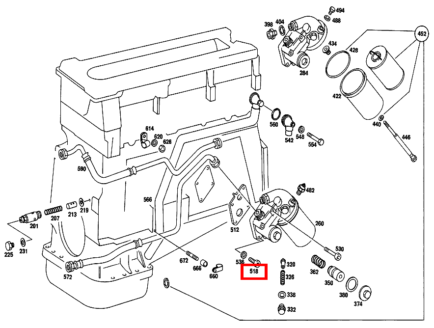 Zylinder-Schraube OELFILTER AN ZYLINDERKURBELGEHAEUSE; M8X30-10.9 280 GE/4x4/28 ST 460 Zylinder-Schraube OELFILTER AN ZYLINDERKURBELGEHAEUSE; M8X30-10.9 280 GE/4x4/28 ST 460