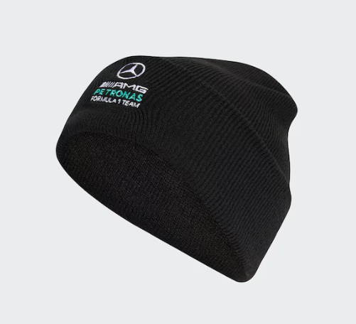Strickmütze, Mercedes-AMG F1 schwarz, Polyacryl Strickmütze, Mercedes-AMG F1 schwarz, Polyacryl