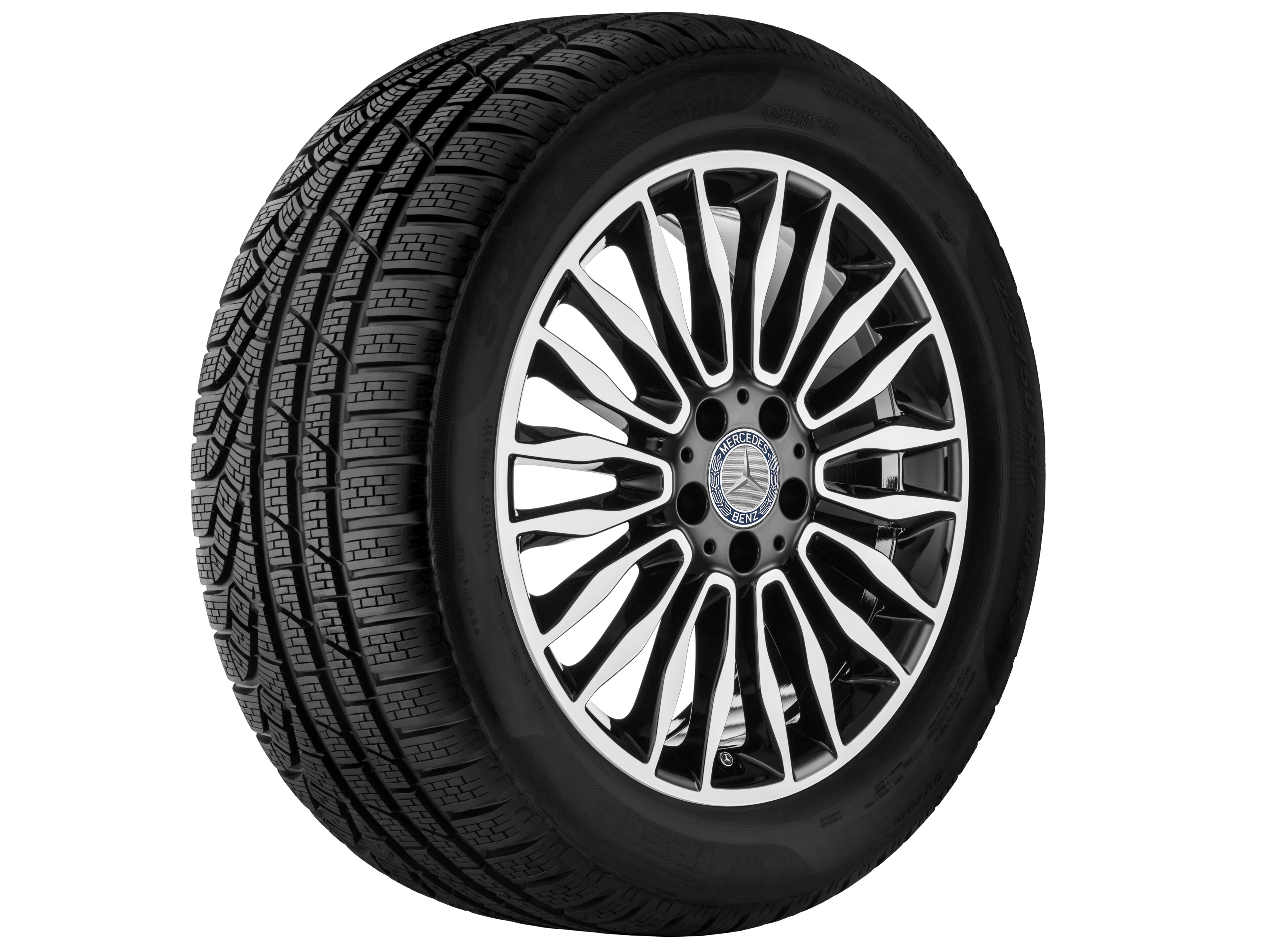 10-Doppelspeichen-Rad, 45,7 cm (18 Zoll), glanzged