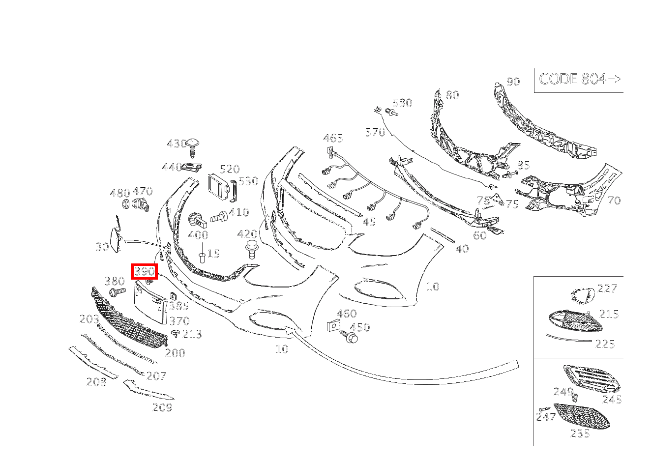 Clipsmutter BEFESTIGUNG KENNZEICHENBLENDE E 350 4MATIC Limousine BCA 212 Clipsmutter BEFESTIGUNG KENNZEICHENBLENDE E 350 4MATIC Limousine BCA 212
