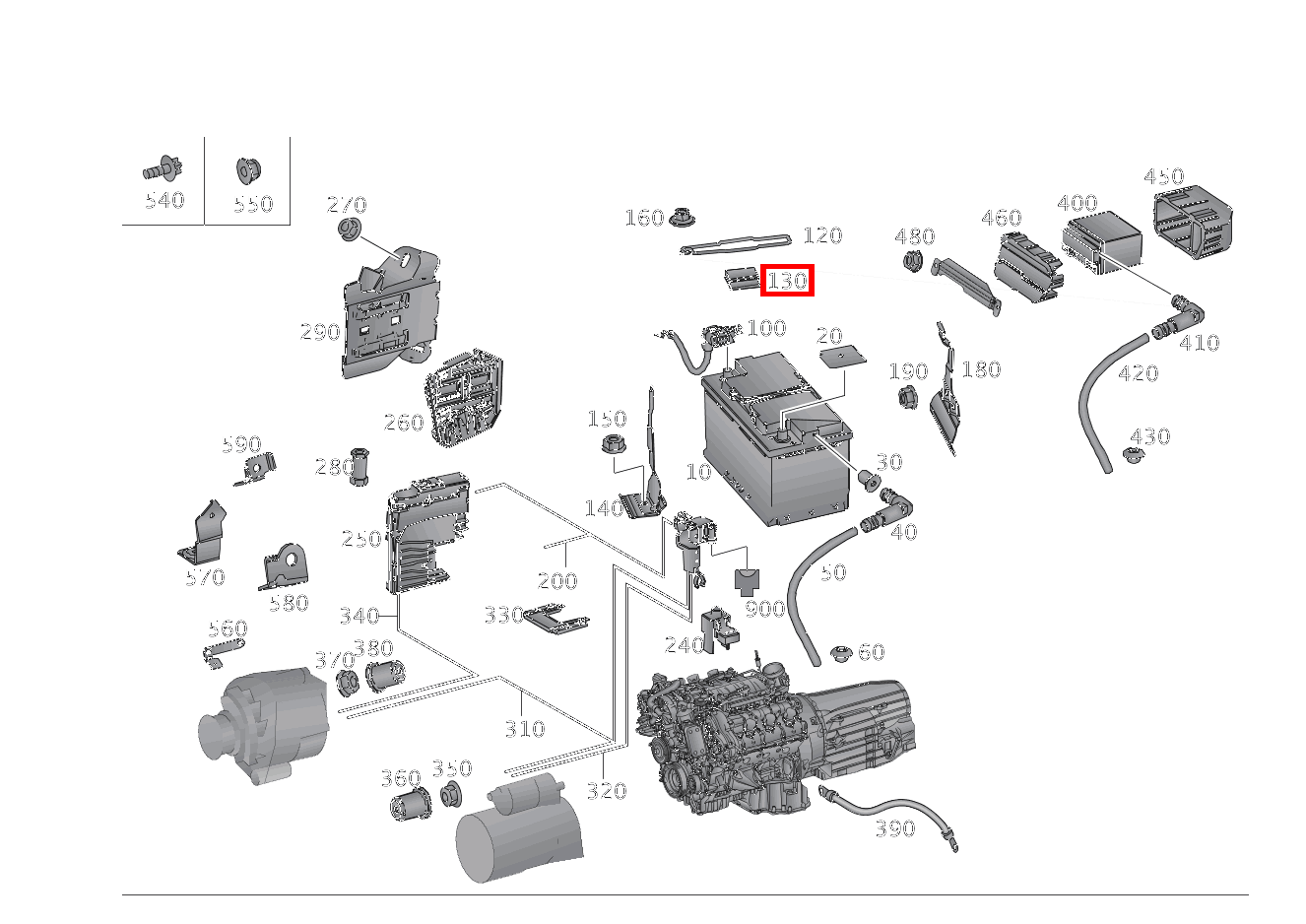 Zwischenlage AN BUEGEL SLK55 AMG 172