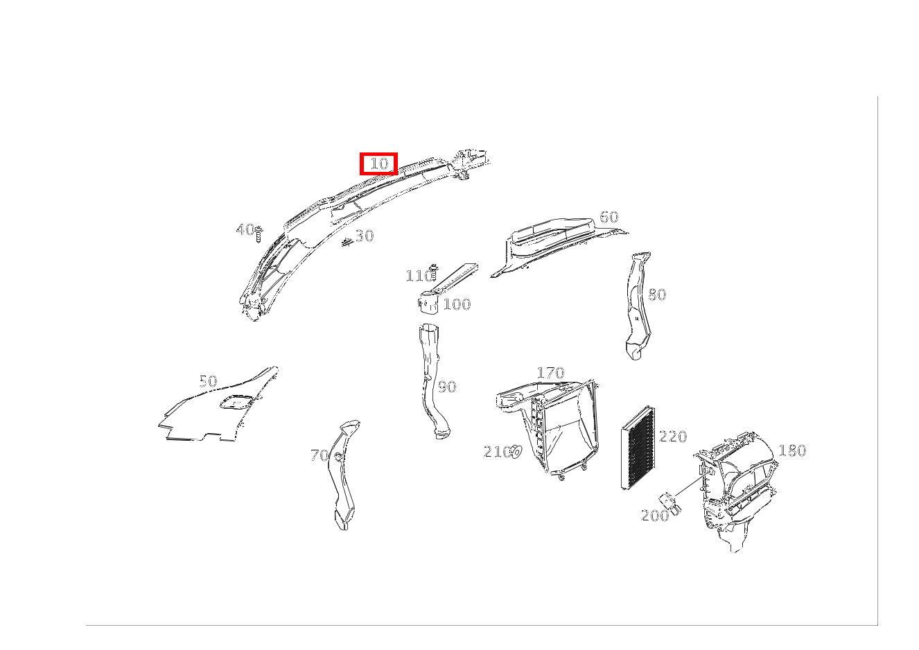 Wasserableiter EQC 400 4MATIC 293 Wasserableiter EQC 400 4MATIC 293