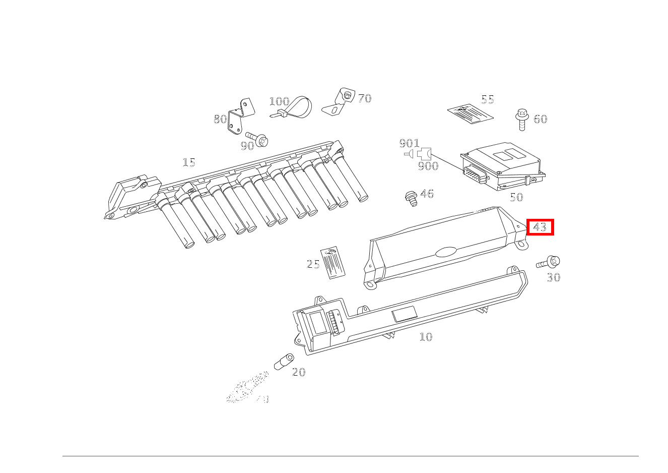 Abschirmblech Zündmodul CL 216, S 221, SL 230 und weitere kaufen