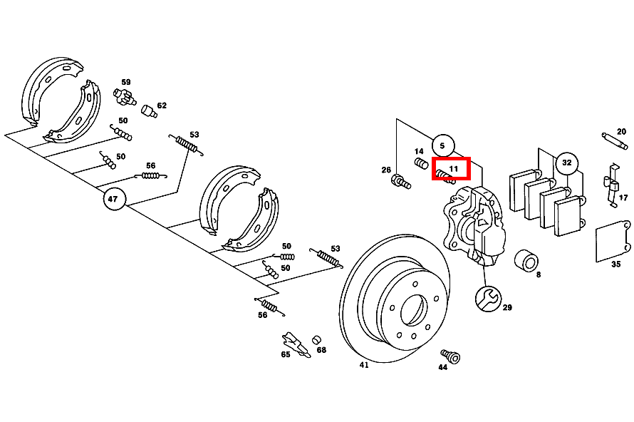Entlüftungsventil GEWINDE M 8 560 SL 107