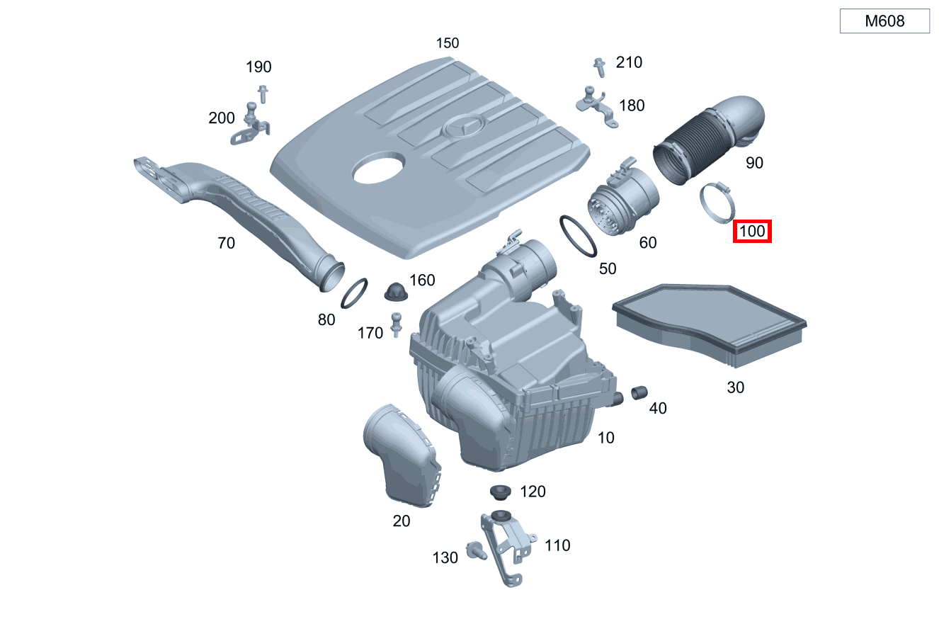 Schlauchschelle An Reinluftleitung; 60-80 MM CLA 180 d Shooting Brake 118