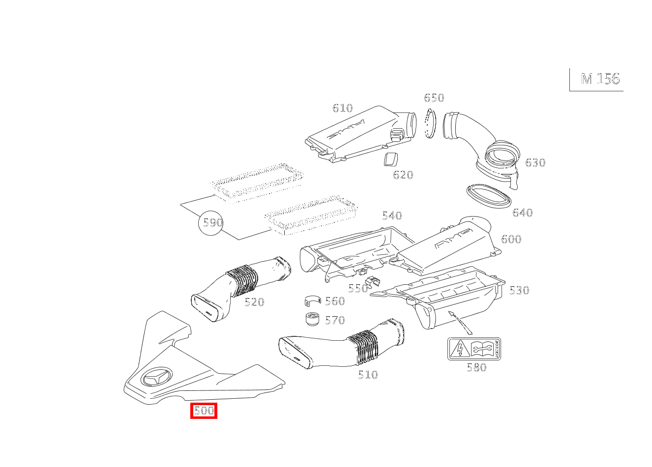 Abdeckblech ZYLINDERKOPFHAUBE R 63 AMG 4 MATIC 251 Abdeckblech ZYLINDERKOPFHAUBE R 63 AMG 4 MATIC 251