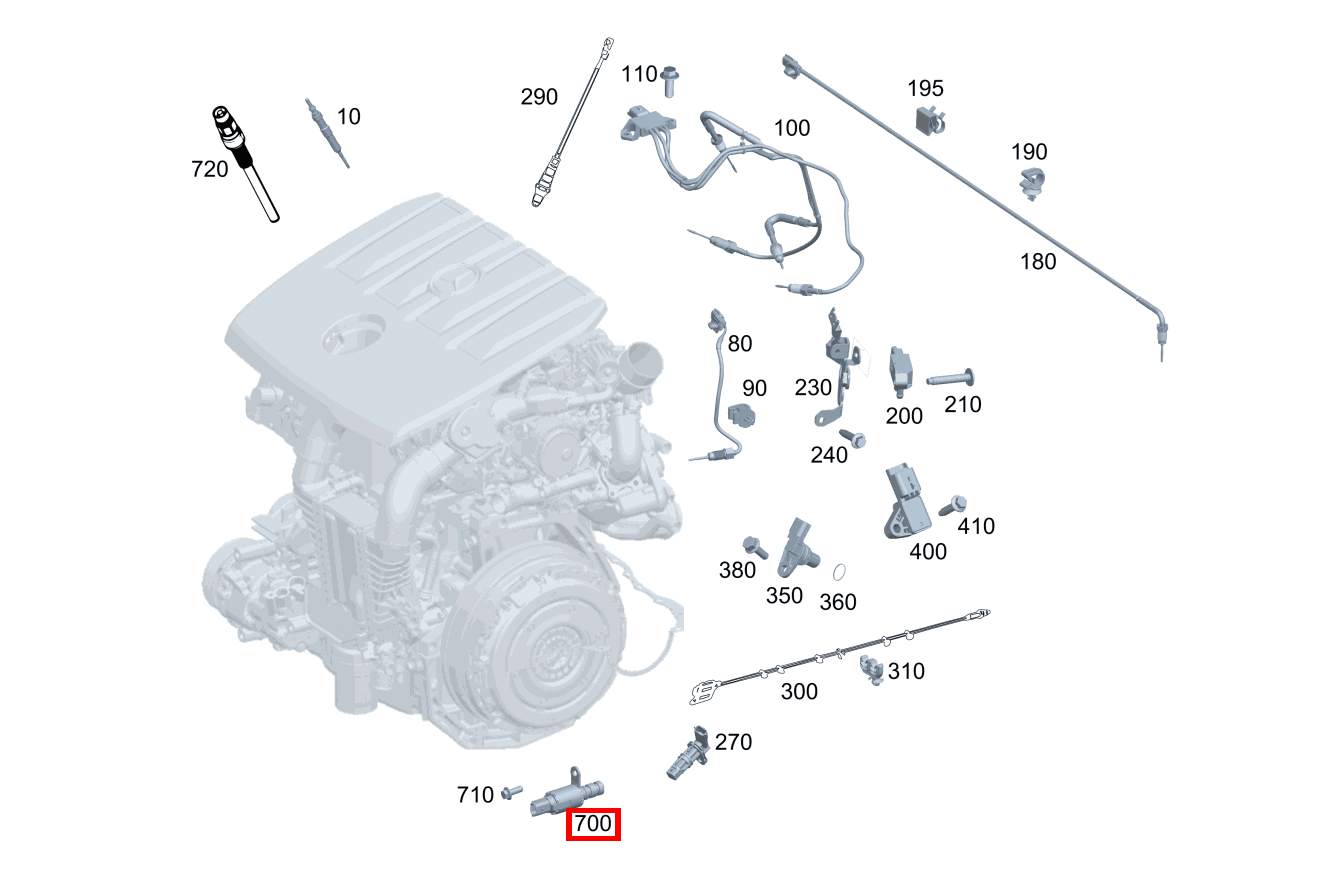 Magnetventil Kurbelgehäuse B 180 d BCA 247 Magnetventil Kurbelgehäuse B 180 d BCA 247