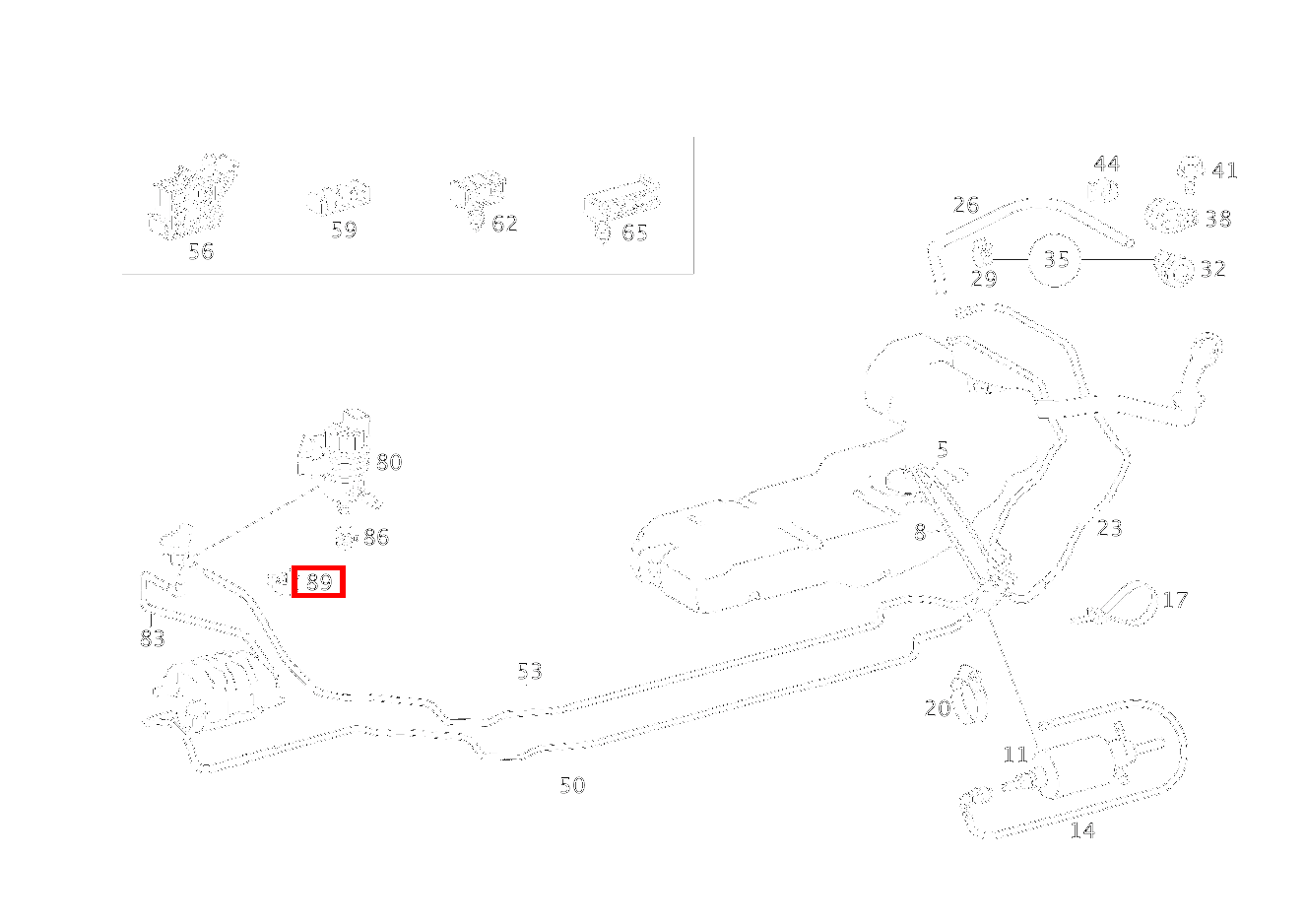 KABELBANDHALTER REGENERIERVENTIL; 6.5X12.8 MM ML 230 Off-Roader 163 KABELBANDHALTER REGENERIERVENTIL; 6.5X12.8 MM ML 230 Off-Roader 163