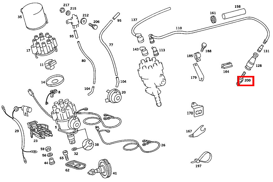 Zündkerze BOSCH W5 DCO 300 SEL/9 3.5 109