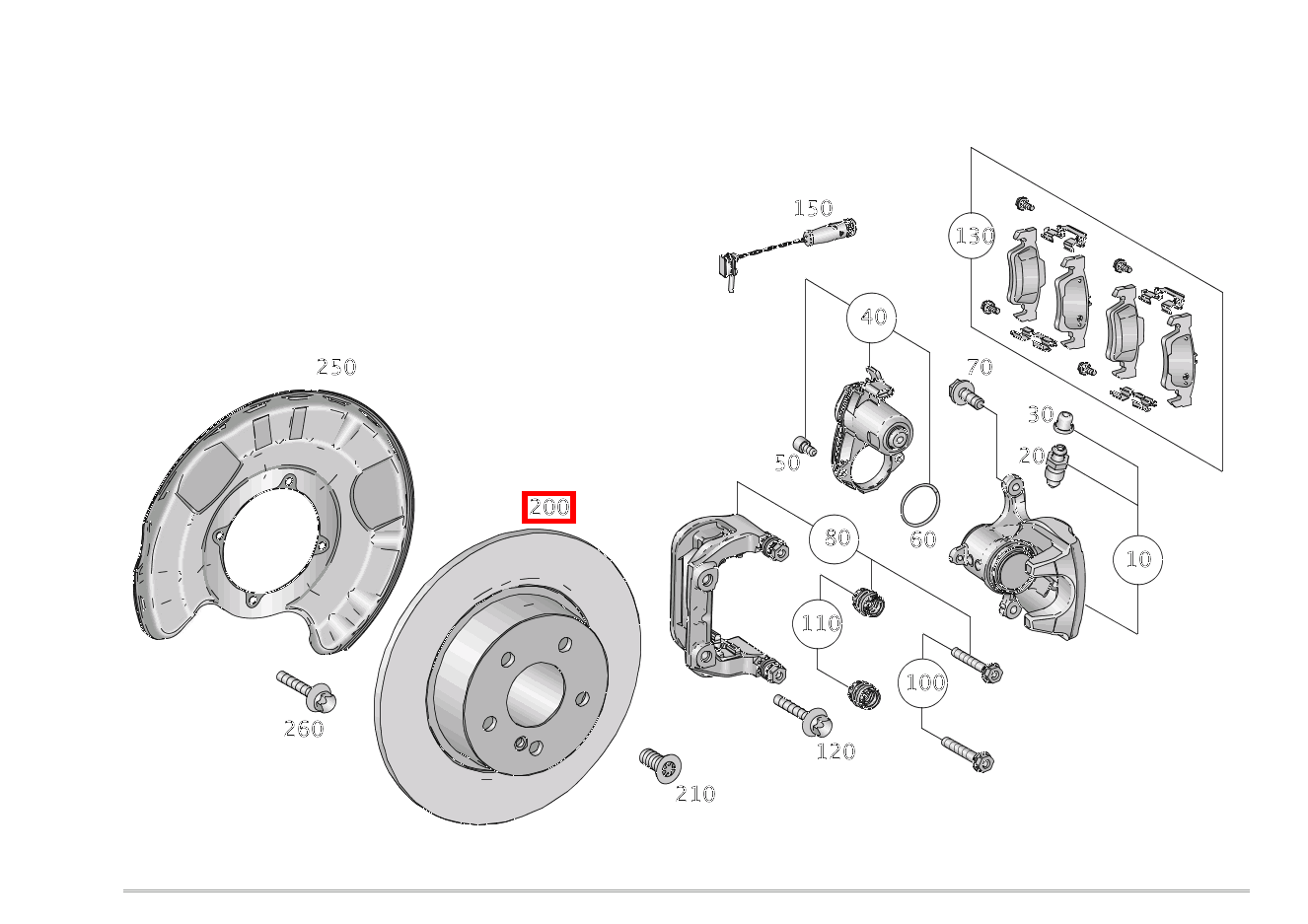 Bremsscheibe belüftet RECHTS für M 166, GLE 292, EQC 293-Klasse kaufen