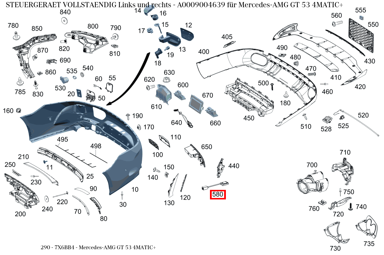 Steuergerät vollständig Links und rechts Mercedes-AMG GT 53 4MATIC+ 290 Steuergerät vollständig Links und rechts Mercedes-AMG GT 53 4MATIC+ 290