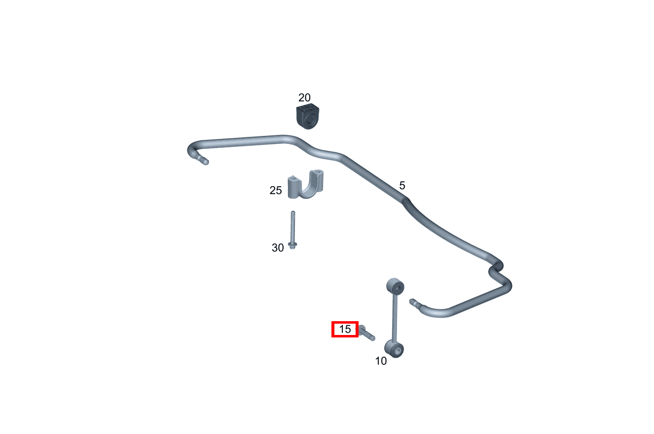 Sechsrundschraube Verbindungsstange; M10X45 V 220 d EDITION Kompakt 460 Sechsrundschraube Verbindungsstange; M10X45 V 220 d EDITION Kompakt 460