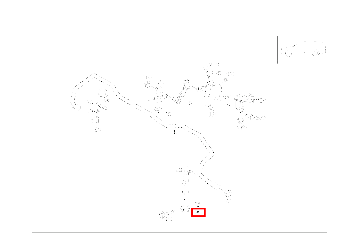 Sechskantmutter STANGE AN FEDERLENKER; M8 E280 210 Sechskantmutter STANGE AN FEDERLENKER; M8 E280 210