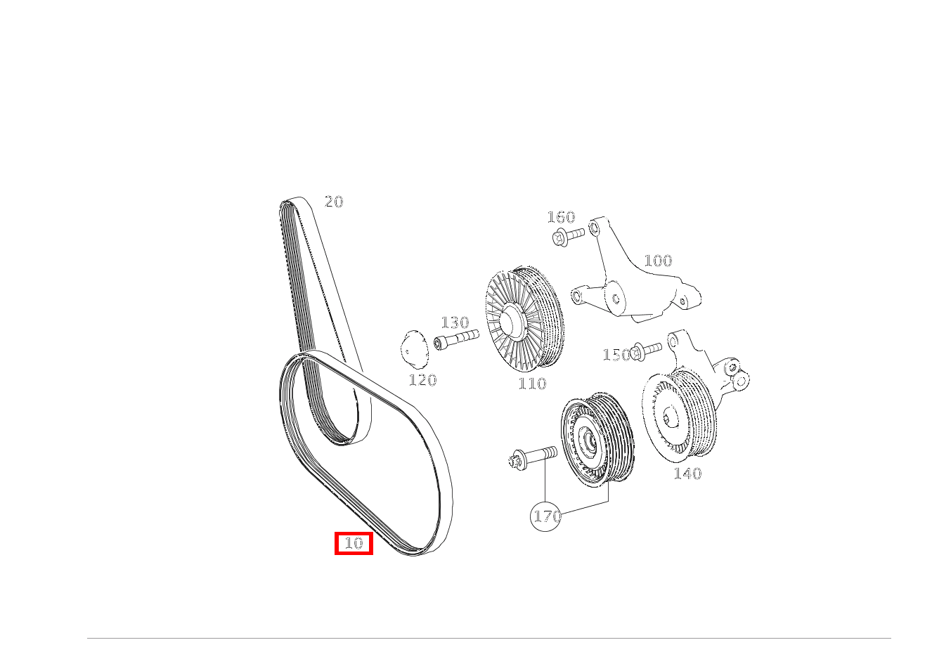 Keilrippenriemen 24.92 X 2005 S350BT L 4M 221 Keilrippenriemen 24.92 X 2005 S350BT L 4M 221