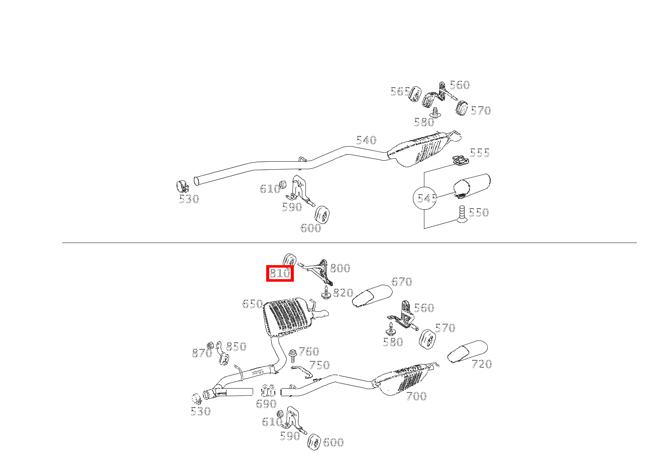 Aufhängering AUSPUFFROHR HINTEN RECHTS E 220 CDI T-Modell 253 Aufhängering AUSPUFFROHR HINTEN RECHTS E 220 CDI T-Modell 253