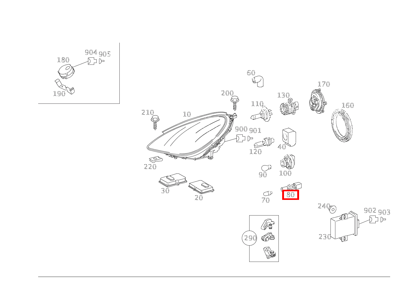 Lampenfassung STANDLICHT UND PARKLICHT SLK 55 AMG Roadster 171 Lampenfassung STANDLICHT UND PARKLICHT SLK 55 AMG Roadster 171