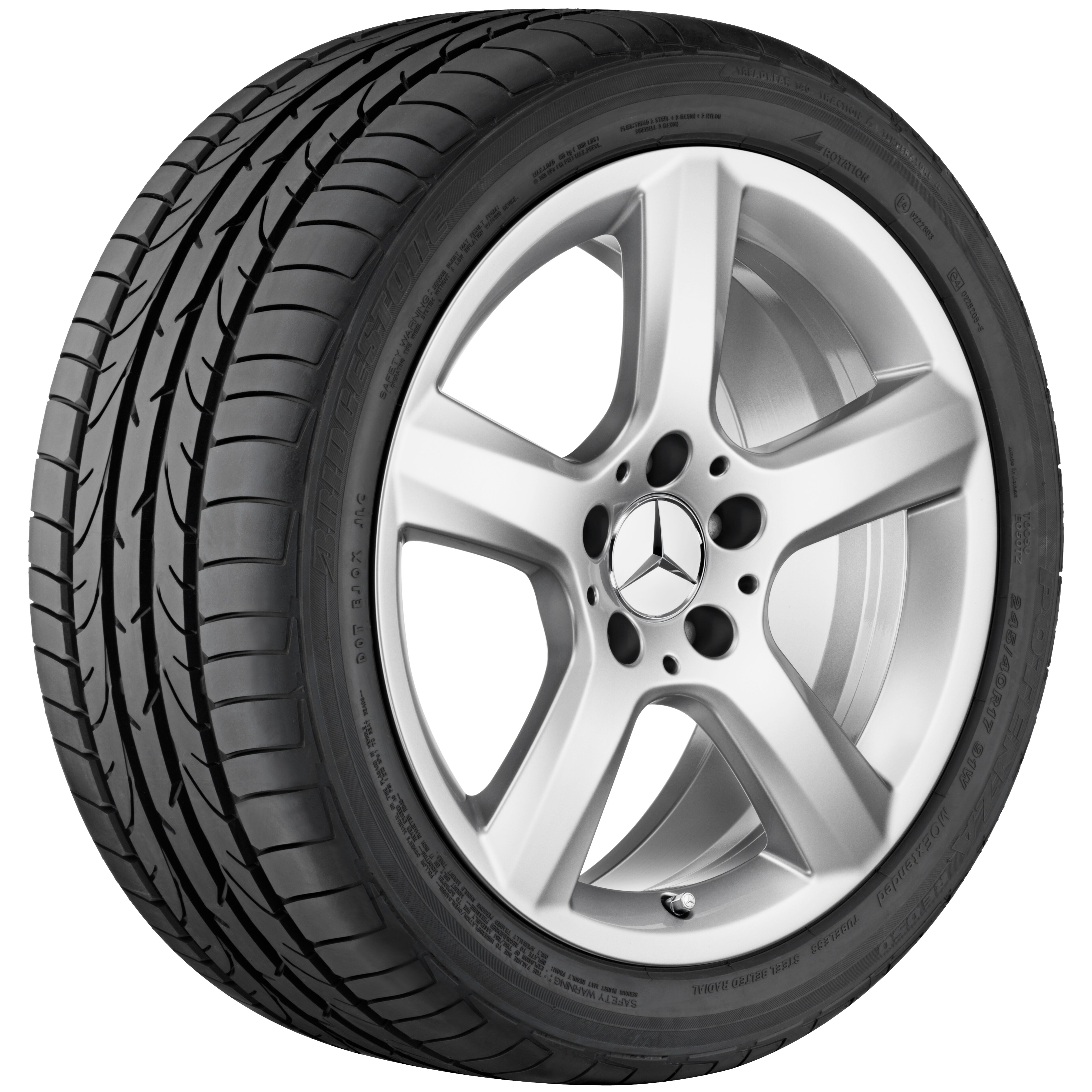 Mercedes-Benz - MB 5-Speichen-Rad, 43,2 cm (17 Zoll) MB 5-Speichen-Rad, 43,2 cm (17 Zoll)