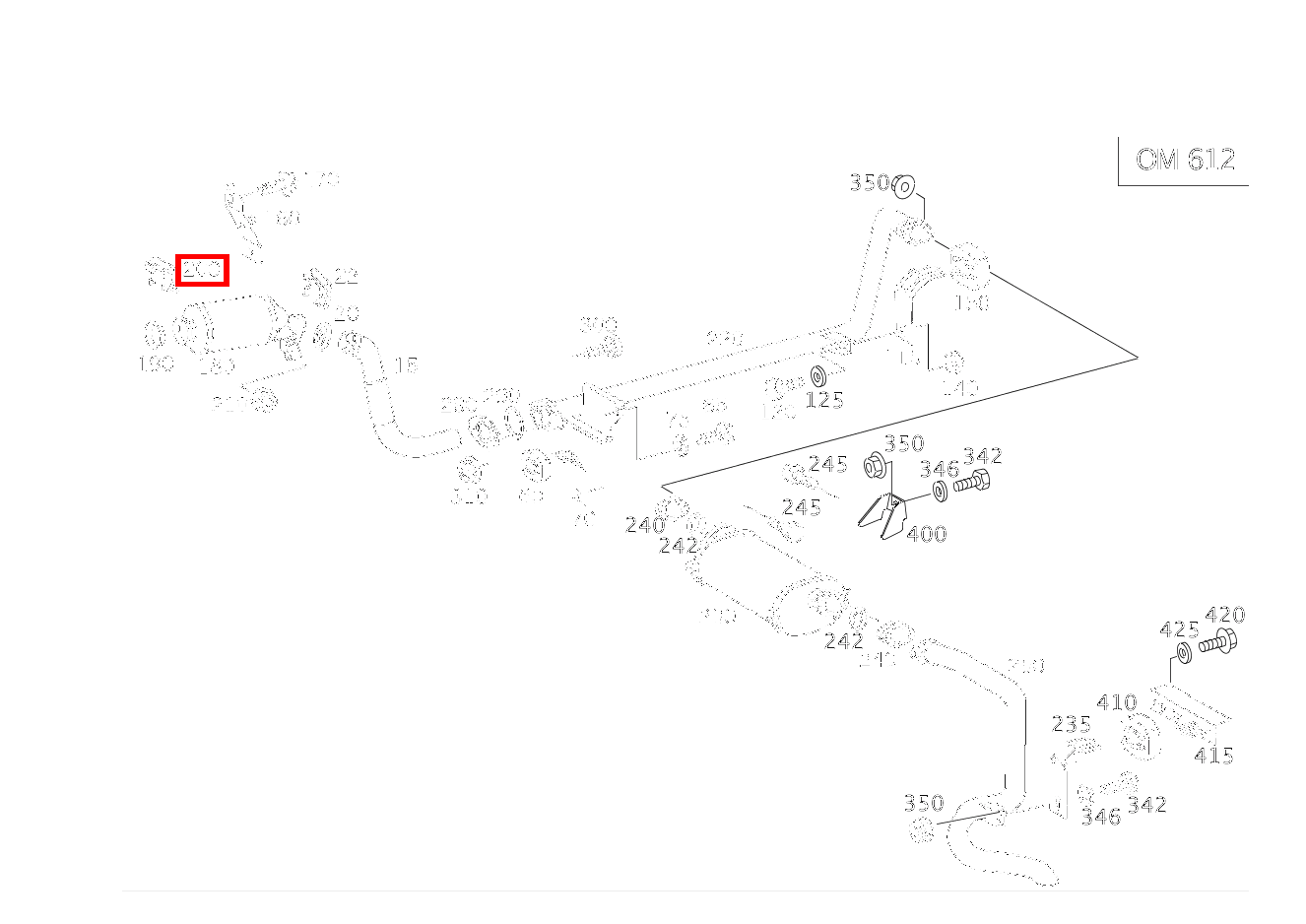 Feder AN MOTORBLOCK G 270CDI 4X4 2850 463