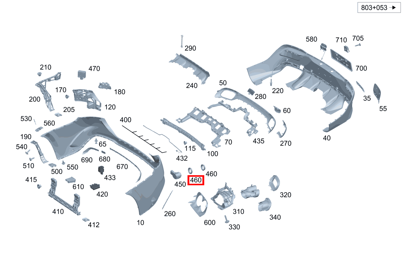 ENTKOPPLUNGSRING PARKTRONIC-System Mercedes-AMG GLE 63 S 4MATIC+ Coupé 167 ENTKOPPLUNGSRING PARKTRONIC-System Mercedes-AMG GLE 63 S 4MATIC+ Coupé 167