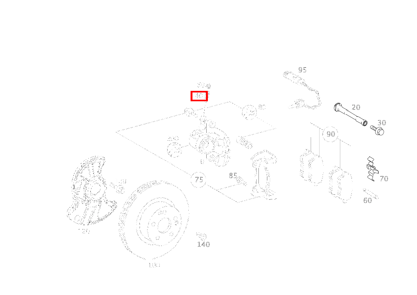 TEILESATZ ENTLUEFT.VENTIL Links und rechts CLK 63 AMG Coupé 209 TEILESATZ ENTLUEFT.VENTIL Links und rechts CLK 63 AMG Coupé 209