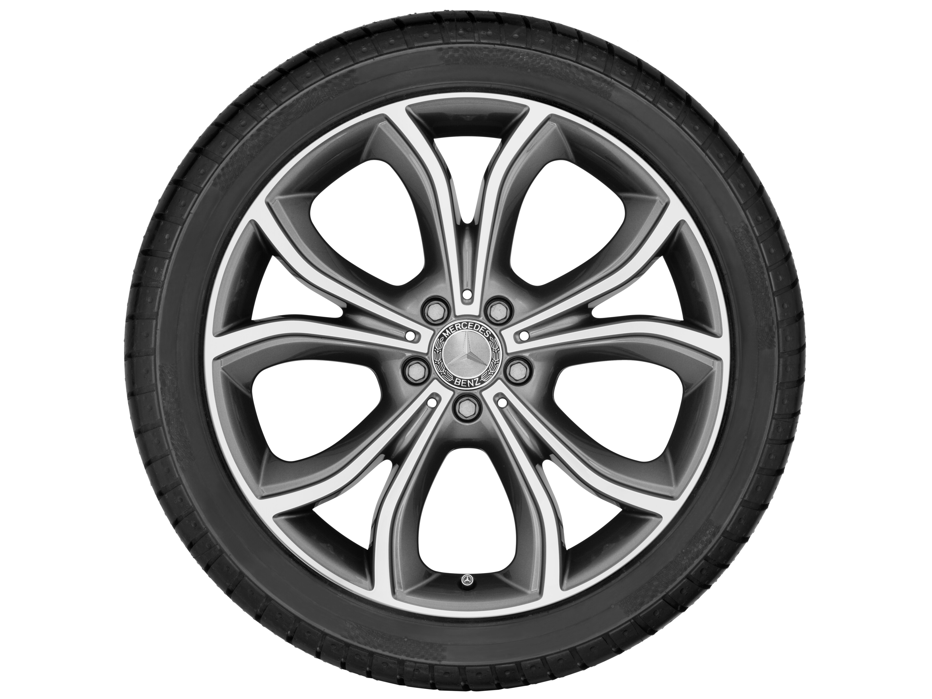 Mercedes-Benz - 5-Doppelspeichen-Rad, 50,8 cm (20 Zoll), glan 5-Doppelspeichen-Rad, 50,8 cm (20 Zoll), glan