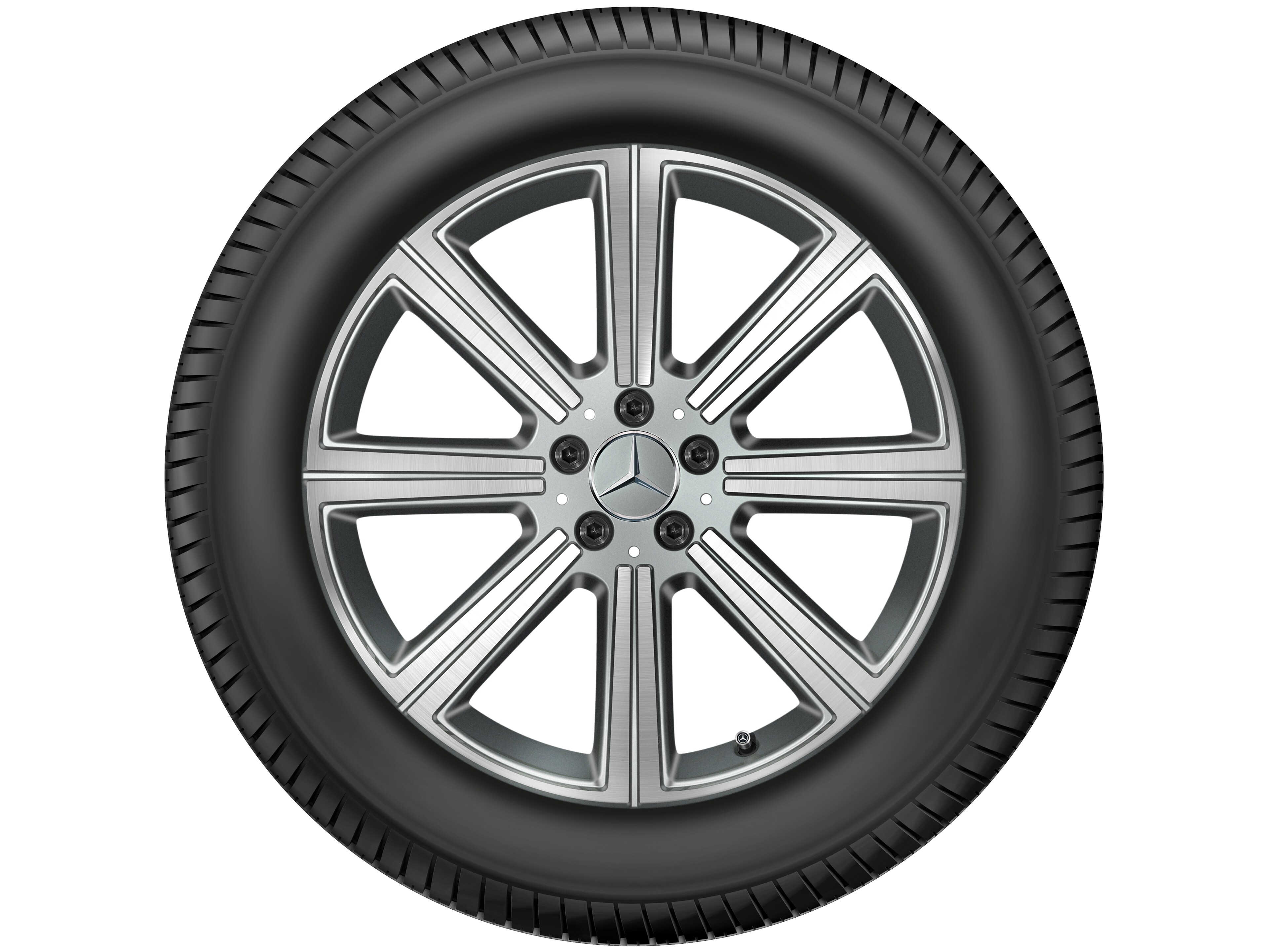 8-Speichen-Rad, 50,8 cm (20 Zoll), glanzgedre