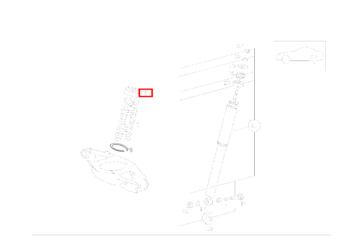 FEDERTELLEREINSATZ NACH BEDARF;NOPPENZAHL: 1 (5 MM ) SLK230 170