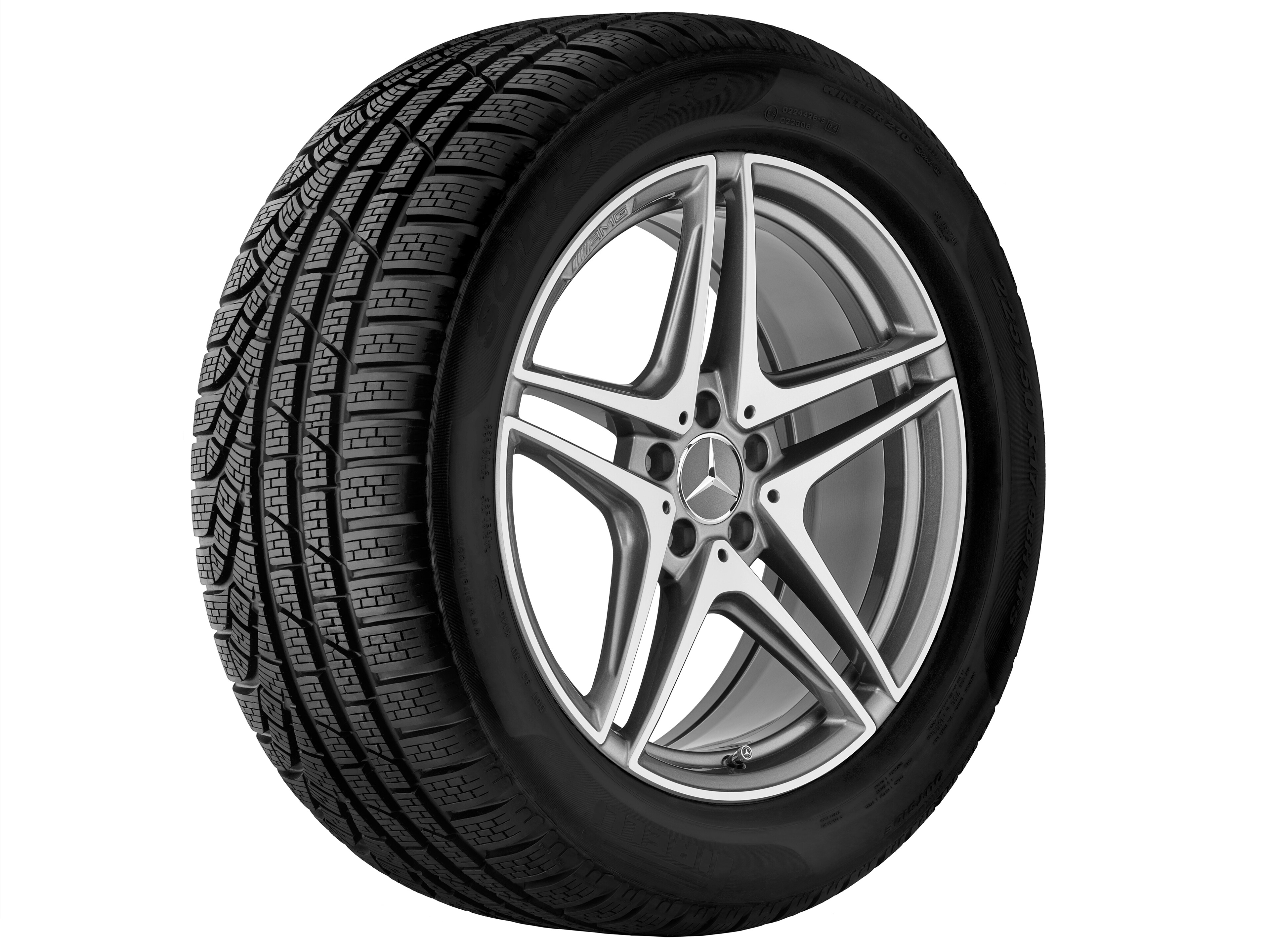 Mercedes-Benz - AMG 5-Doppelspeichen-Rad, 48,3 cm (19 Zoll) AMG 5-Doppelspeichen-Rad, 48,3 cm (19 Zoll)