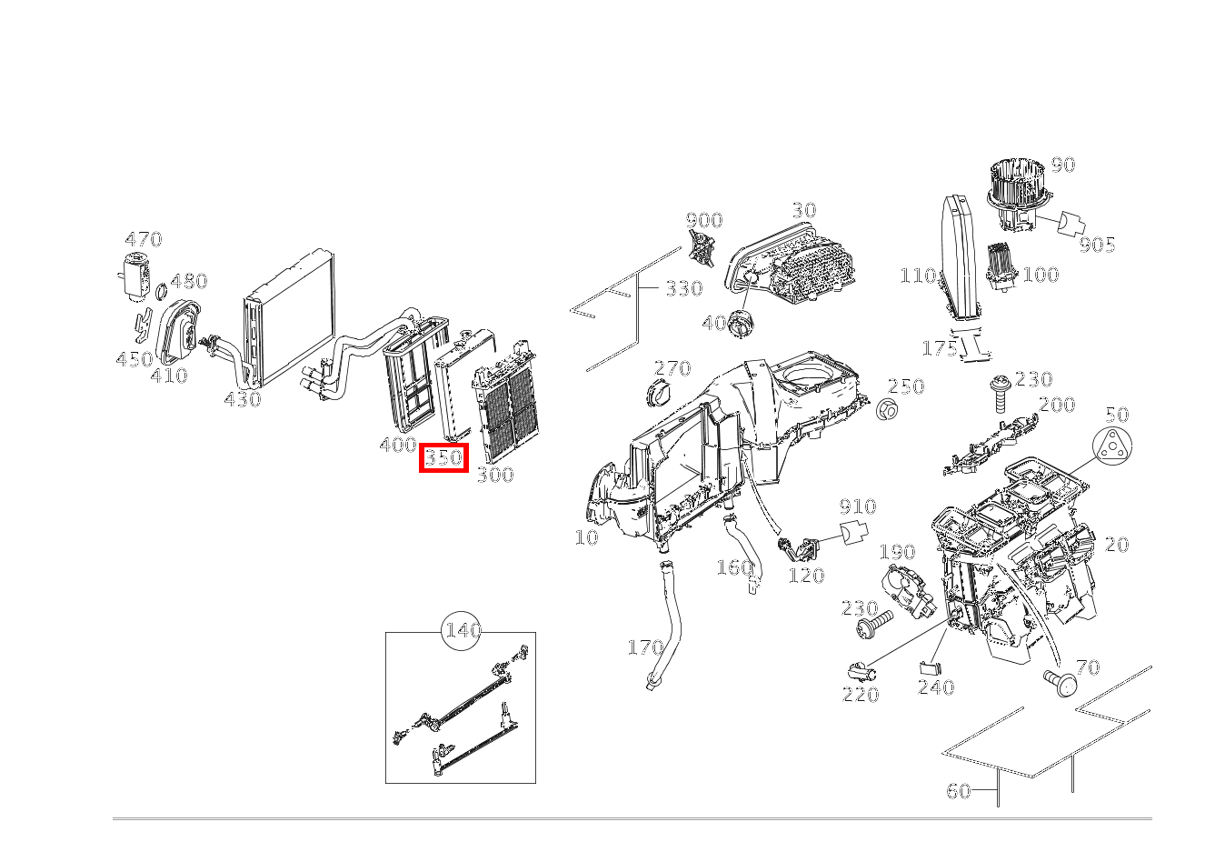 Wärmetauscher E 220 CDI T-Modell 253 Wärmetauscher E 220 CDI T-Modell 253