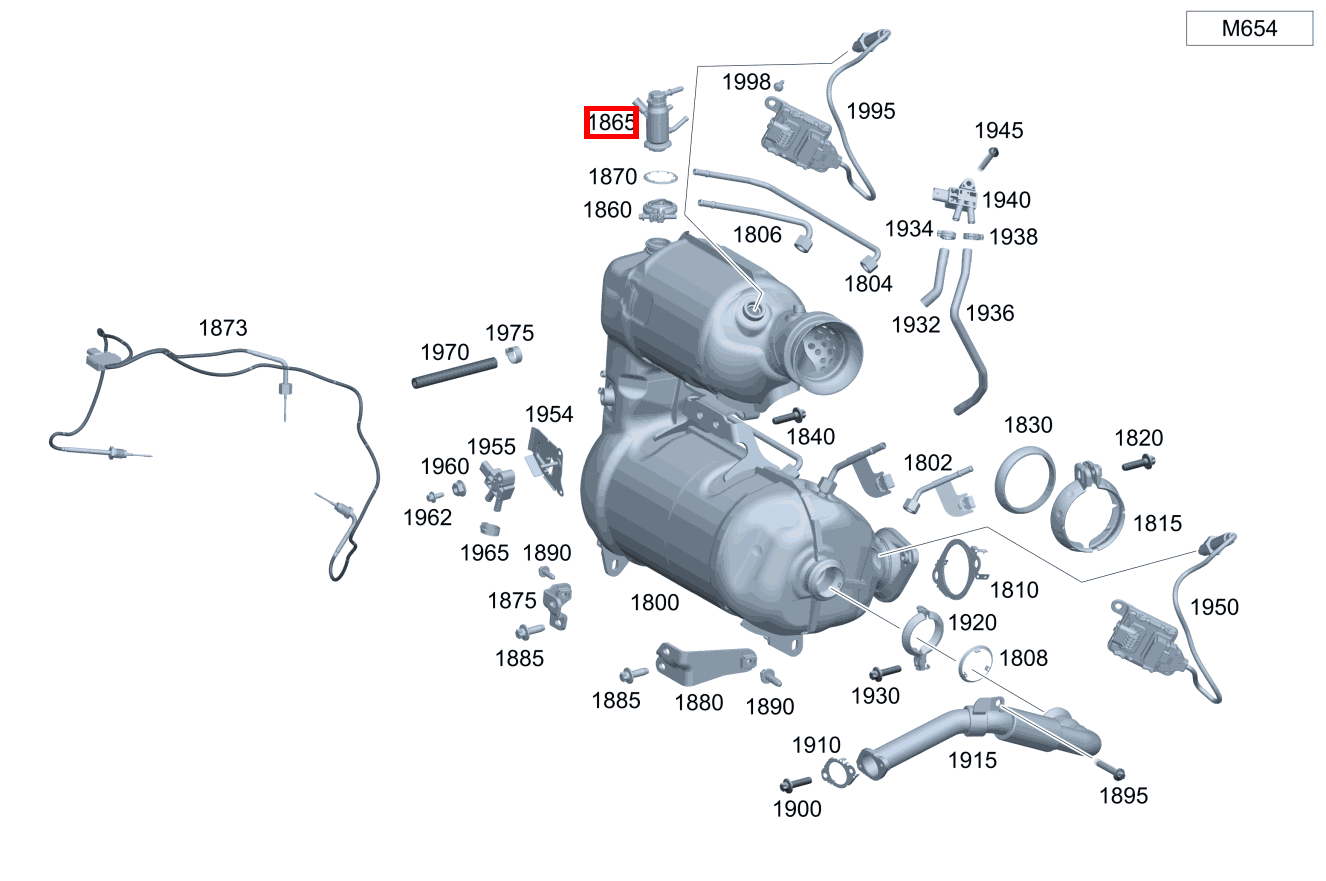 EINSPRITZDUESE ADDITIV Einspritzventil Harnstoff SCR GLA 220 d 4MATIC 247 EINSPRITZDUESE ADDITIV Einspritzventil Harnstoff SCR GLA 220 d 4MATIC 247