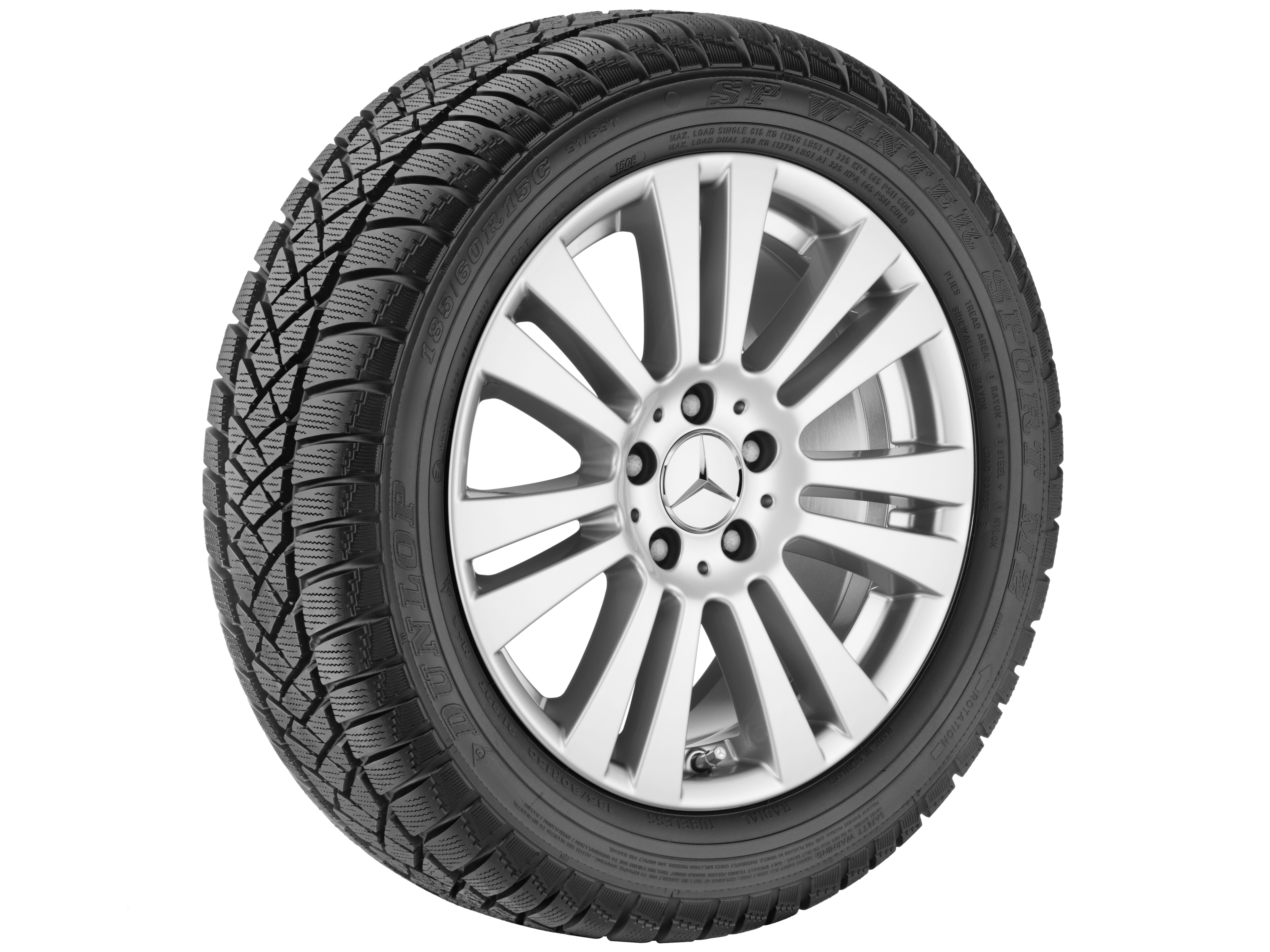 Mercedes-Benz - 7-Doppelspeichen-Rad, 40,6 cm (16 Zoll) 7-Doppelspeichen-Rad, 40,6 cm (16 Zoll)