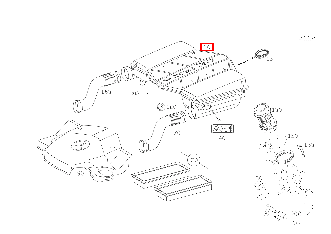Luftfilter ML 500 Off-Roader 164 Luftfilter ML 500 Off-Roader 164
