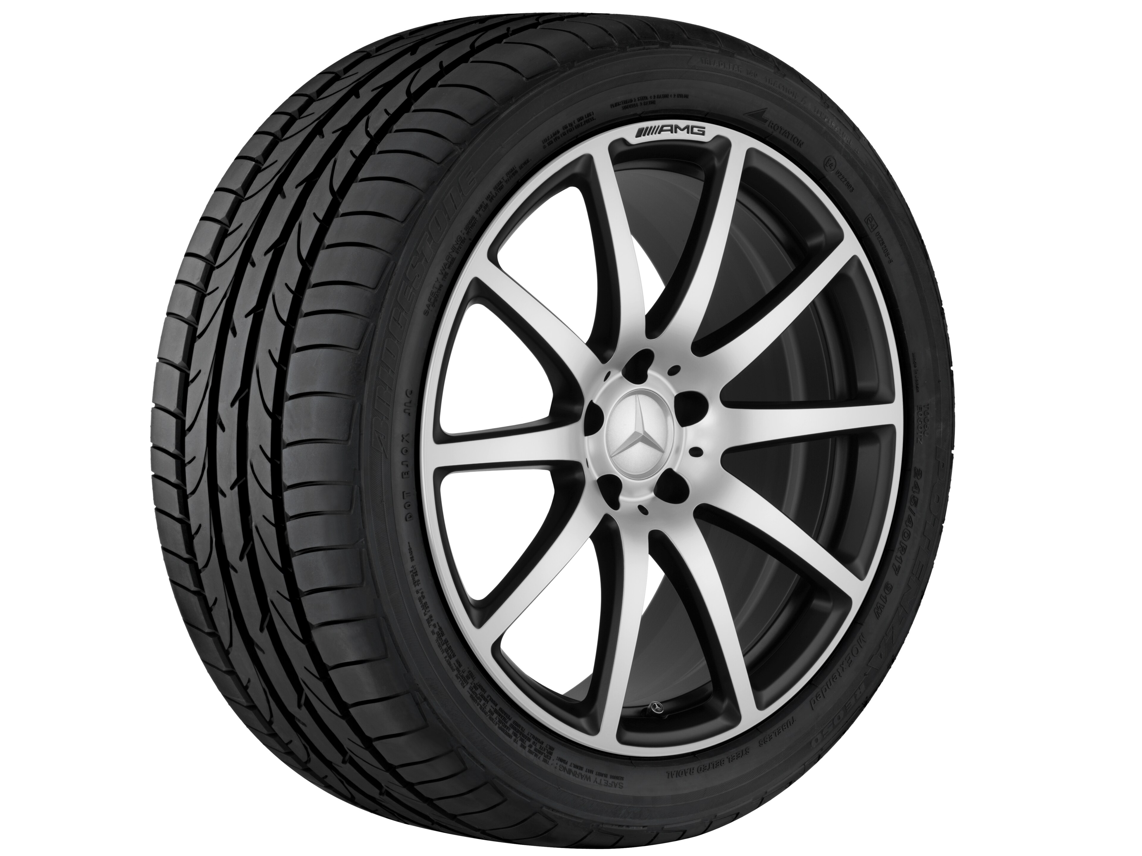 Mercedes-Benz - AMG Schmiederad im 10-Speichen-Design, 48,3 c AMG Schmiederad im 10-Speichen-Design, 48,3 c