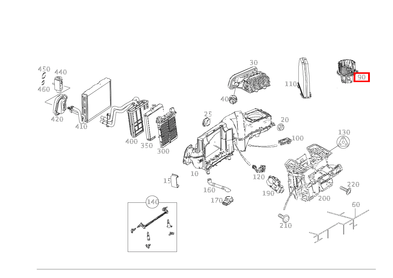 Radialgebläse Mercedes-AMG GT Roadster 190
