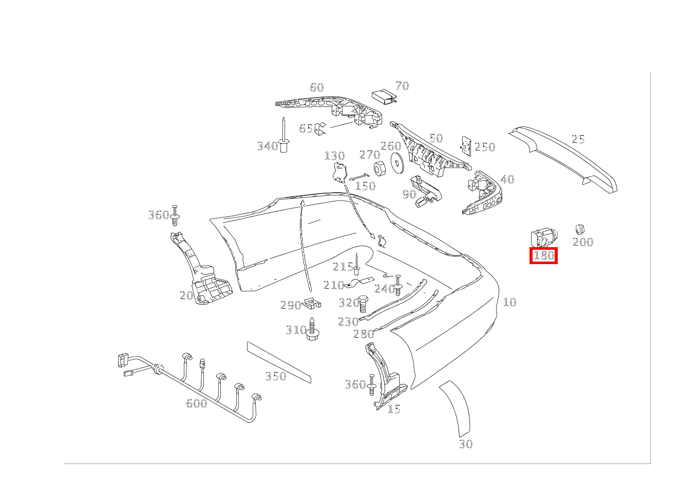 ABSTANDSSENSOR PARKTRONIC-SYSTEM CLS 55 AMG 219 ABSTANDSSENSOR PARKTRONIC-SYSTEM CLS 55 AMG 219