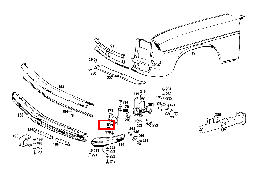 Sechskantmutter M8 280 C 114 Sechskantmutter M8 280 C 114