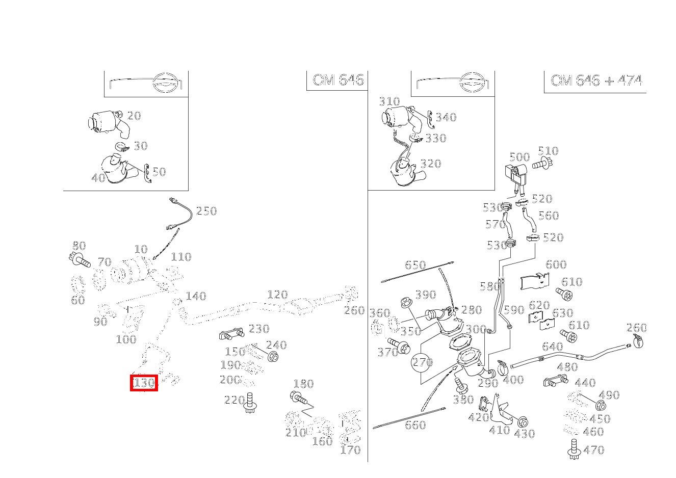 Feder AUSPUFFROHR AN VORKATALYSATOR CLC 220 CDI Sportcoupé RL 203