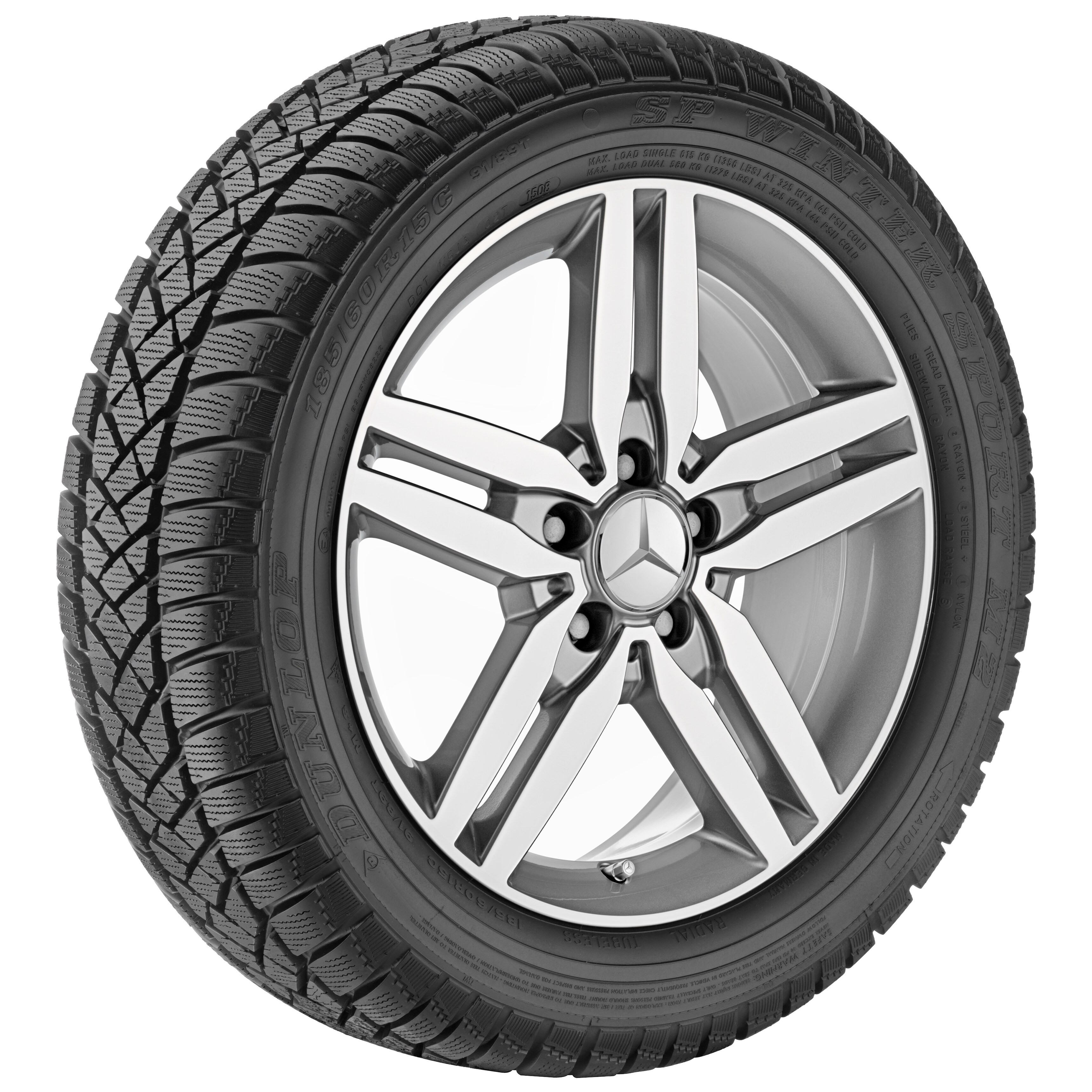 MB 5-Doppelspeichen-Rad, 17 Zoll