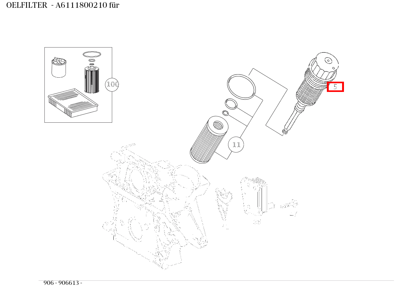 Ölfilter 906 Ölfilter 906