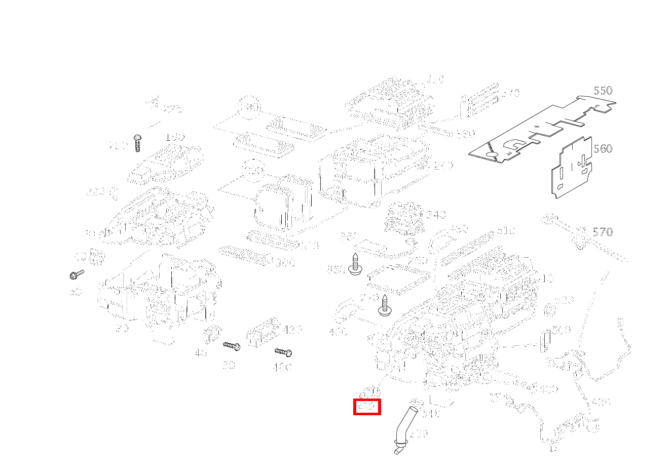 Temperatursensor VERDAMPFER S 350 L 4-MATIC 220