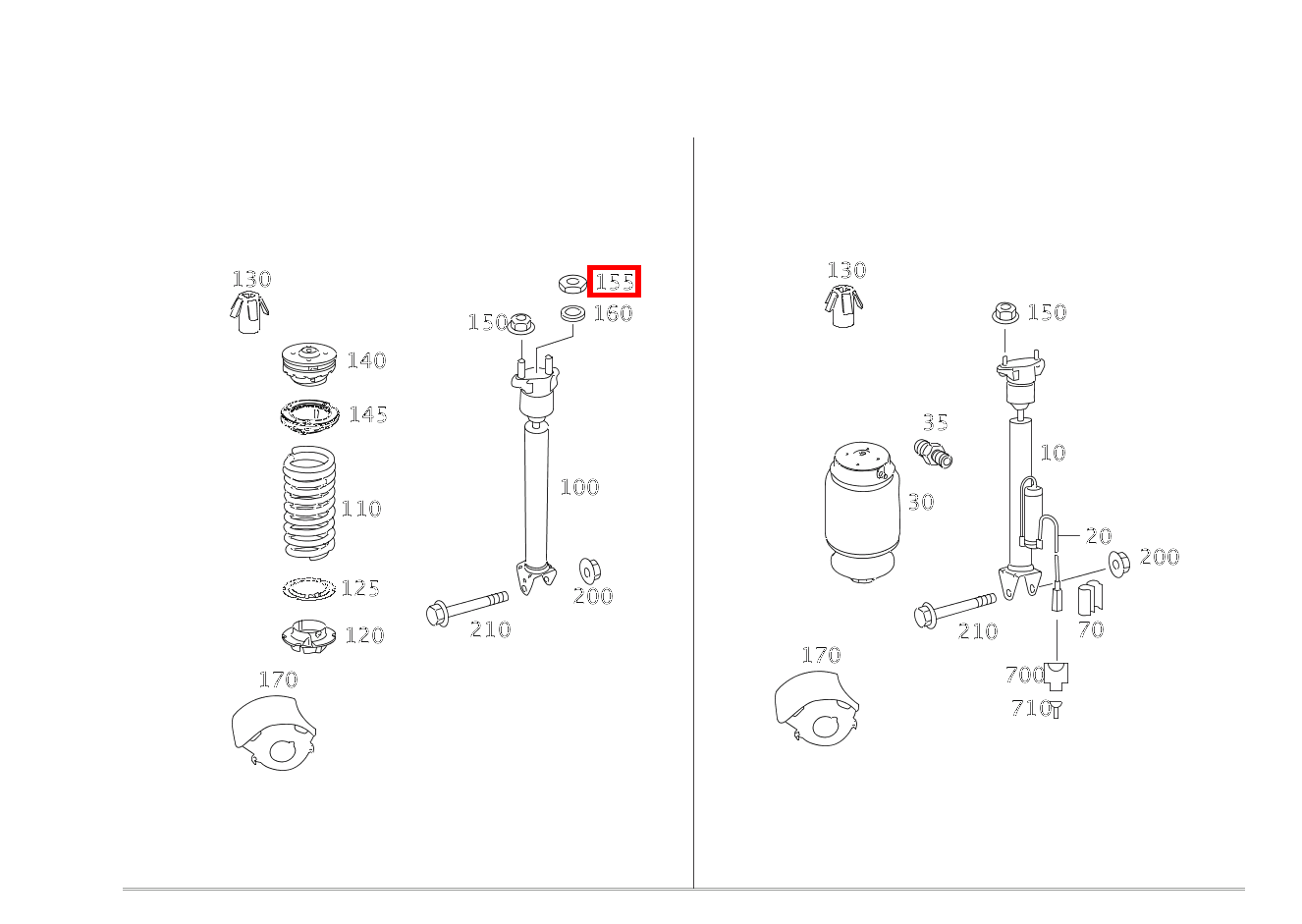 Mutter M10X1 ML 350 4M BCA 164