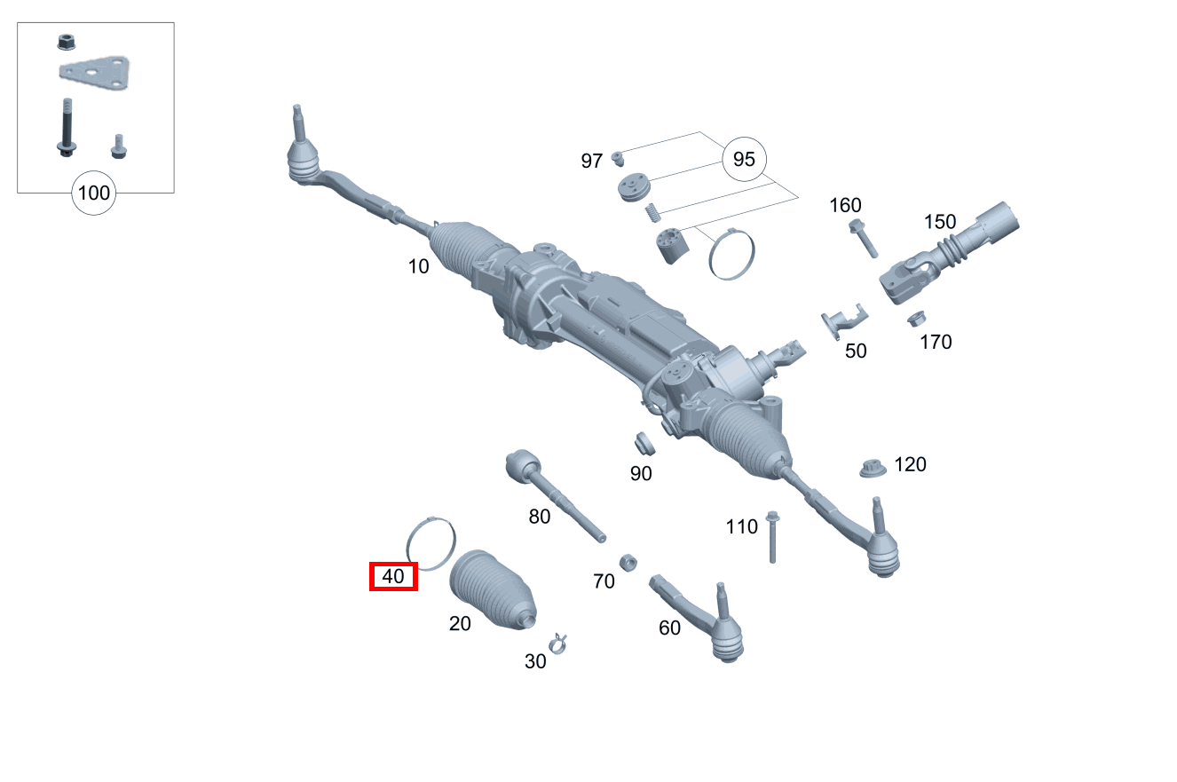 EINOHRKLEMME Innen links und rechts E 300 Cabriolet 253 EINOHRKLEMME Innen links und rechts E 300 Cabriolet 253