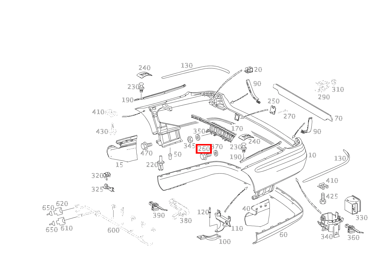 Sechsrundschraube AN HECKMITTELSTUECK; 5X16 E 280 T 4-MATIC 211 Sechsrundschraube AN HECKMITTELSTUECK; 5X16 E 280 T 4-MATIC 211