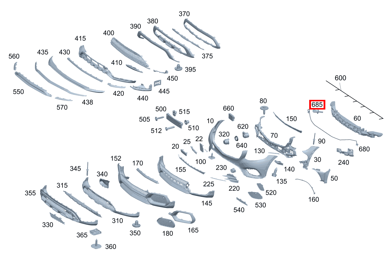 Spreizniet Befestigung Drucksensor links und rechts; 5mm GLC 220 d 4MATIC 254 Spreizniet Befestigung Drucksensor links und rechts; 5mm GLC 220 d 4MATIC 254